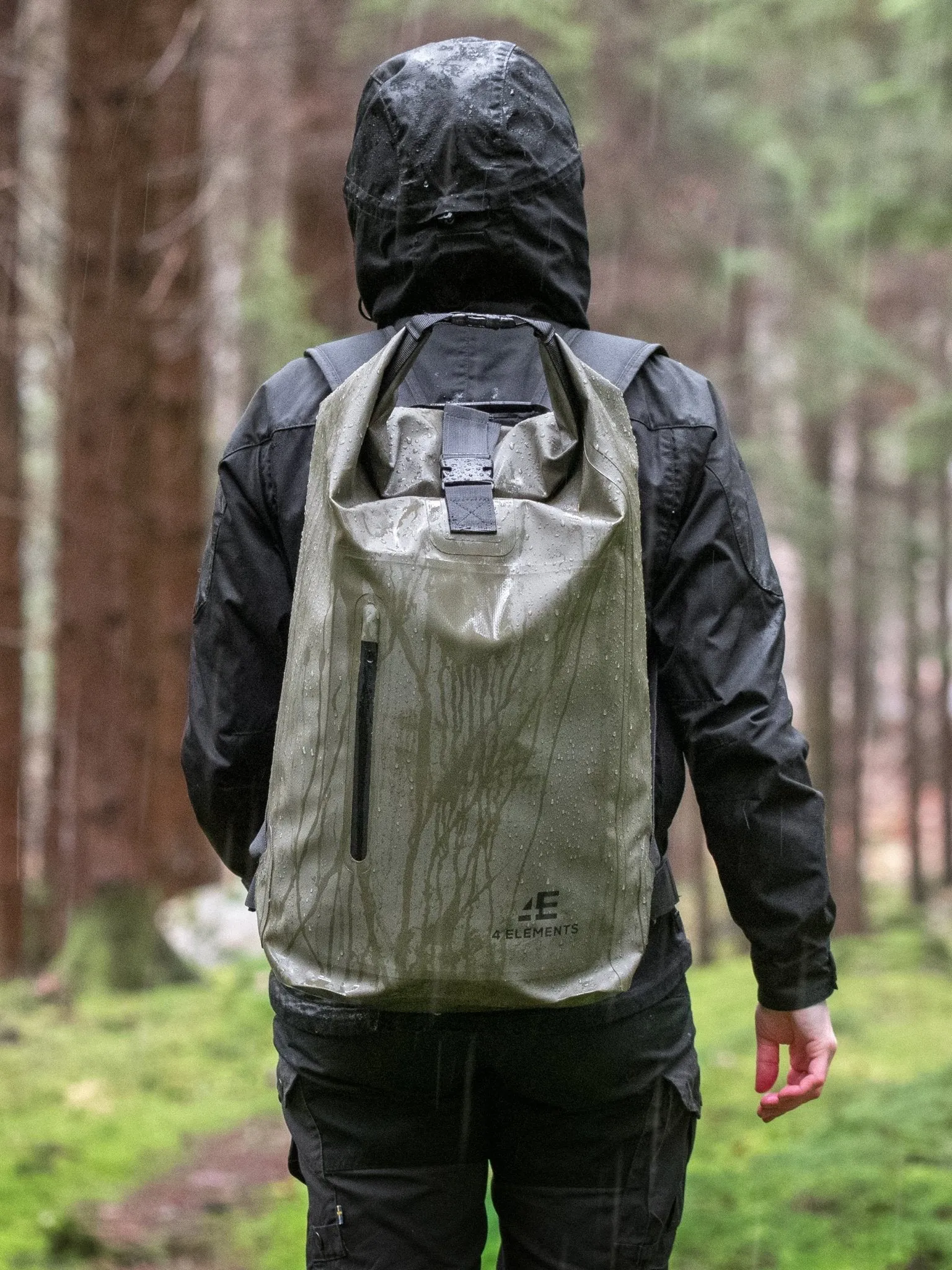 4 Elements - Waterproof bag and Dry Bag Roll Top waterproof Rucksack, Wet bag & Hiking, waters sports or camping bag, 30L drybag