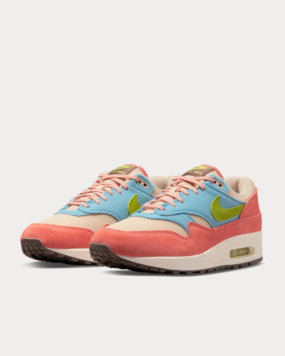 Air Max 1 LT Madder Root / Vivid Green Low Top Sneakers