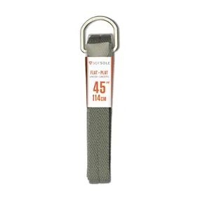 Athletic Flat Shoe Laces-45 - 1 NARROW - BLACK