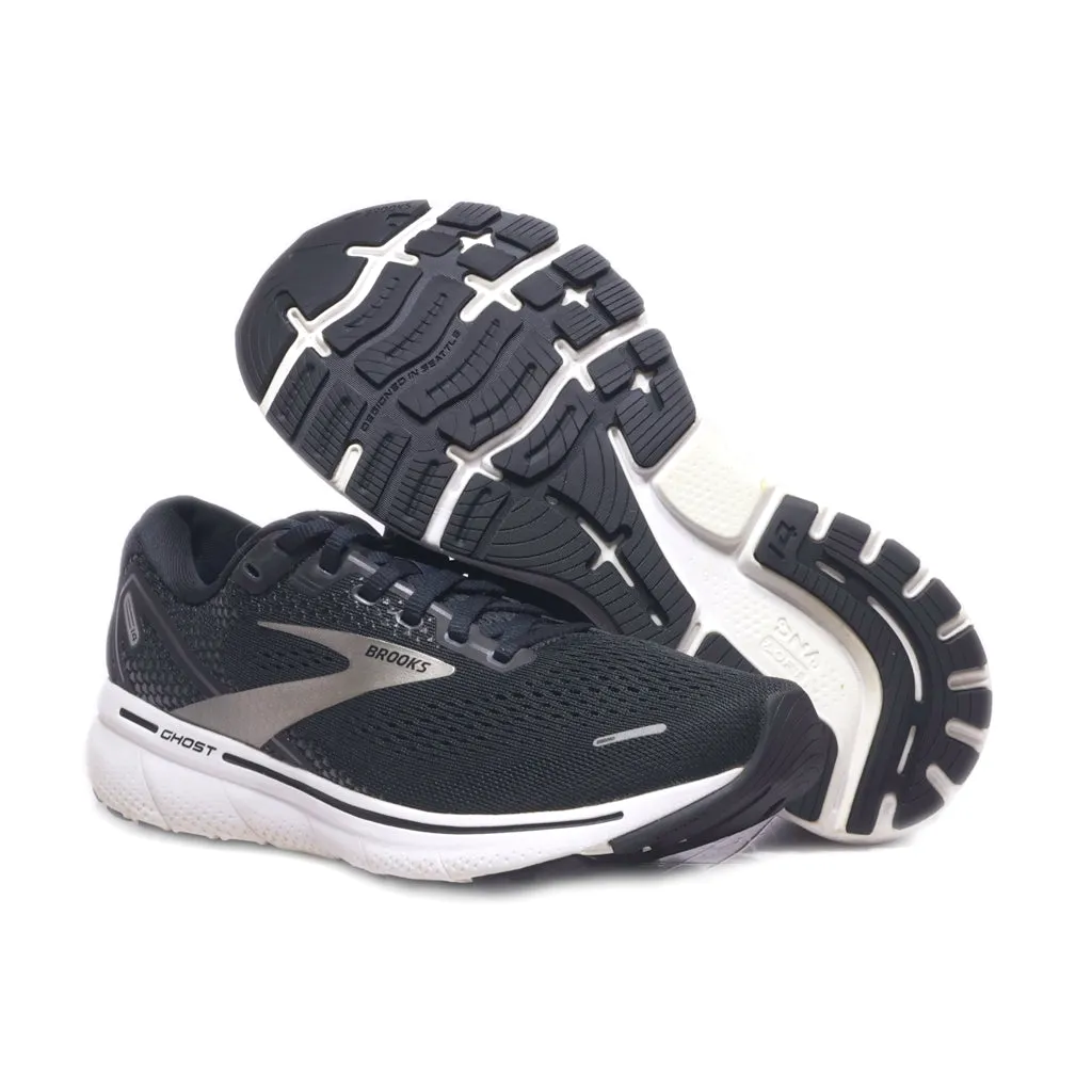 Brooks Ghost 14 Sport Shoes Fabric Black Colour For Women