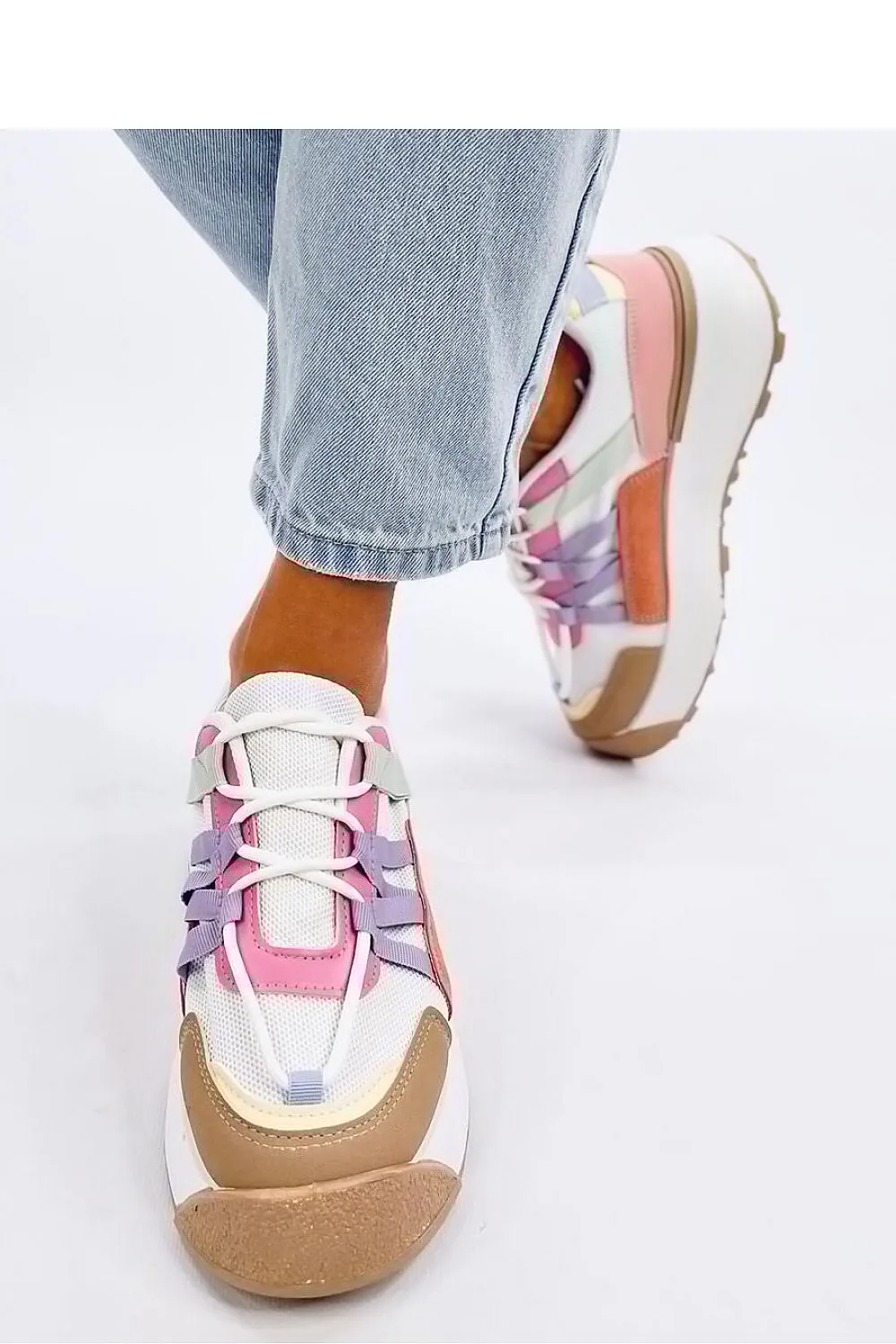 Colorful High Sole Sport Shoes
