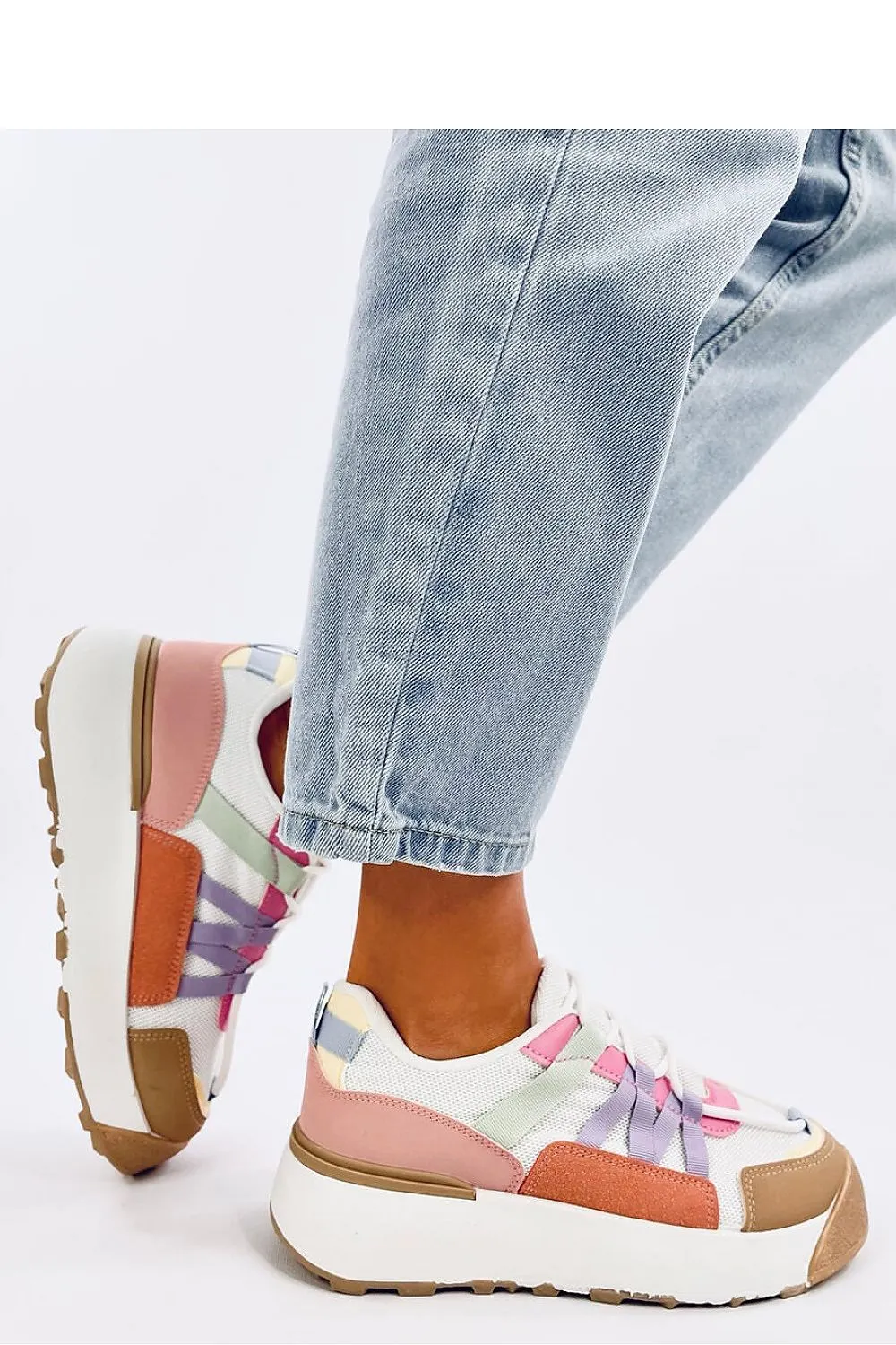 Colorful High Sole Sport Shoes