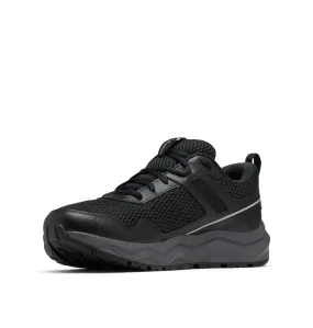 Columbia Mens Plateau Waterproof Hiking Shoe, Black/Steam, 10.5 US