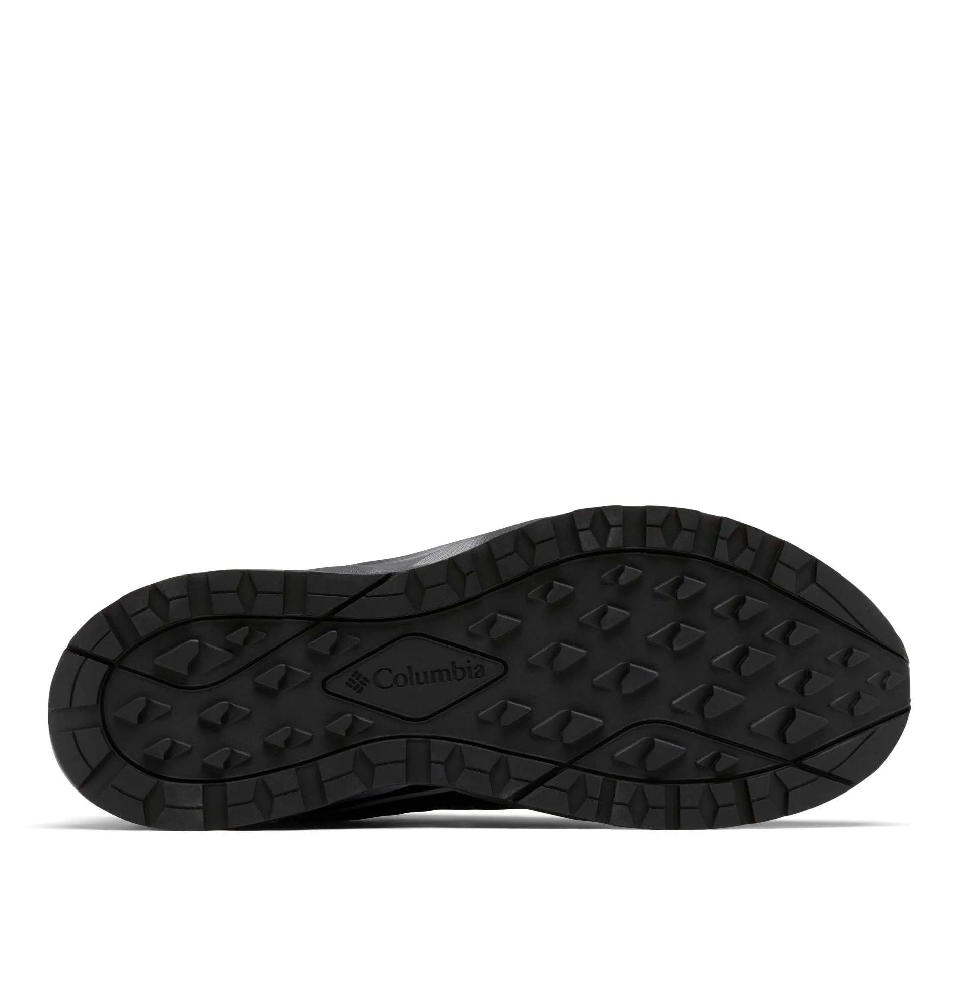 Columbia Mens Plateau Waterproof Hiking Shoe, Black/Steam, 10.5 US