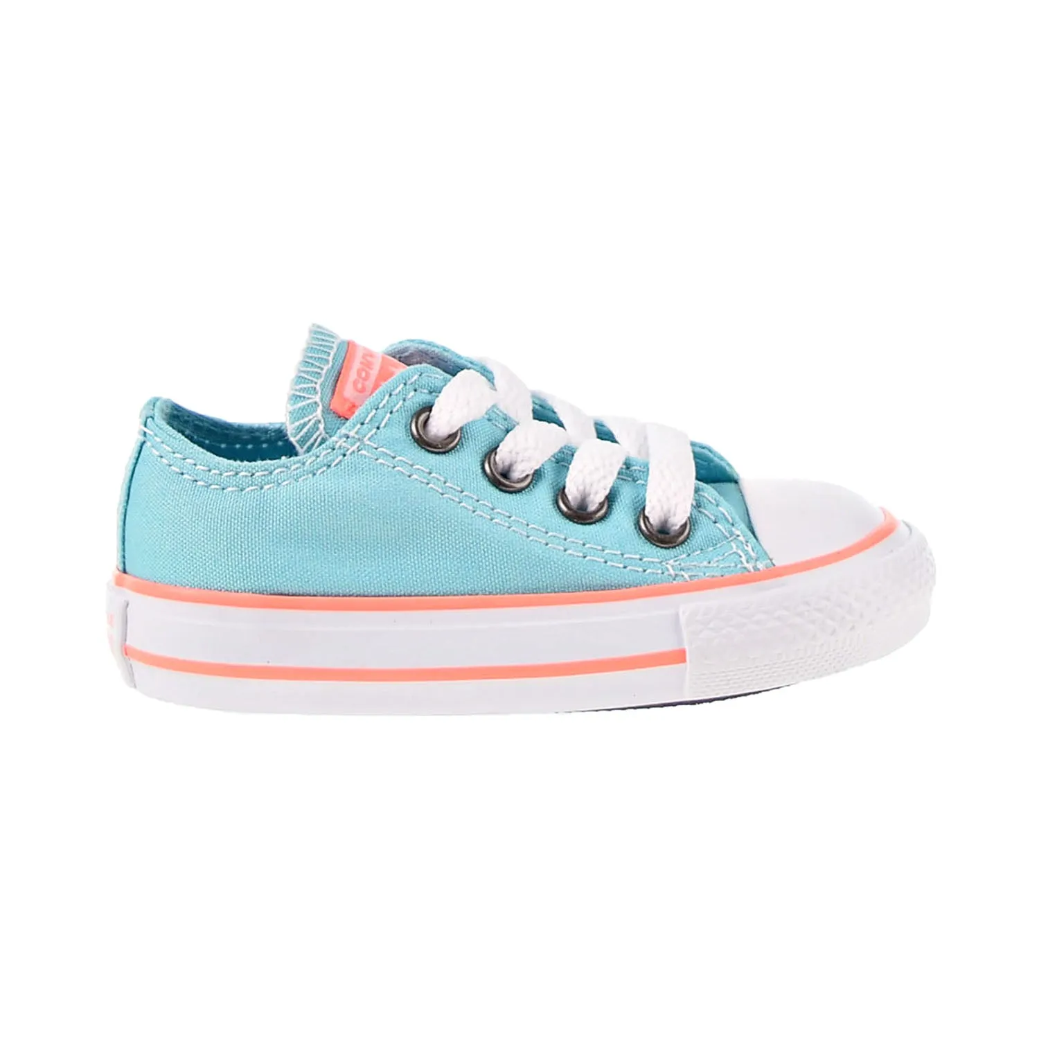 Converse All Star Ox Seasonal Athletic Toddler Shoes Bleached Aqua-Crimson Pulse