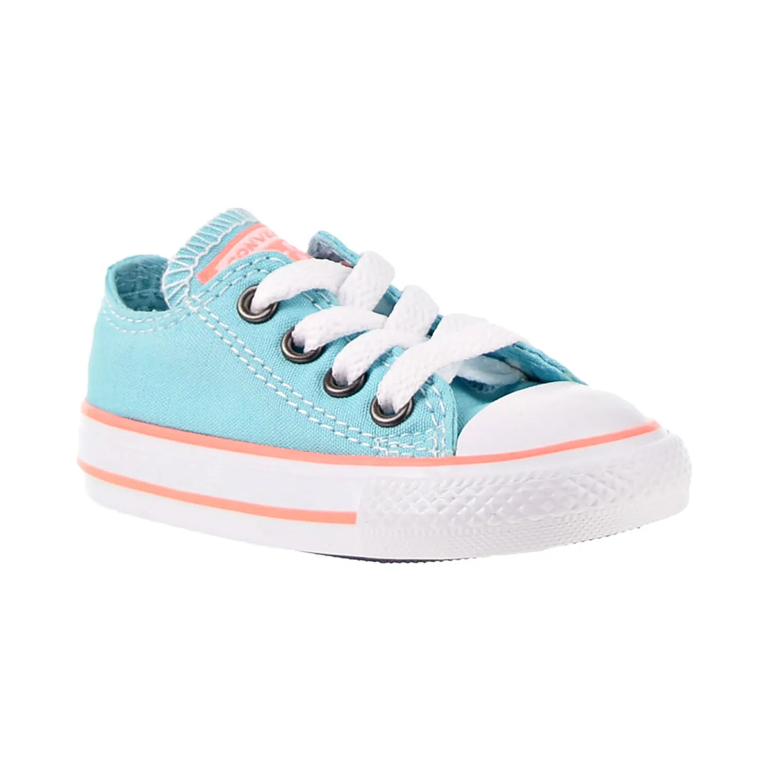 Converse All Star Ox Seasonal Athletic Toddler Shoes Bleached Aqua-Crimson Pulse