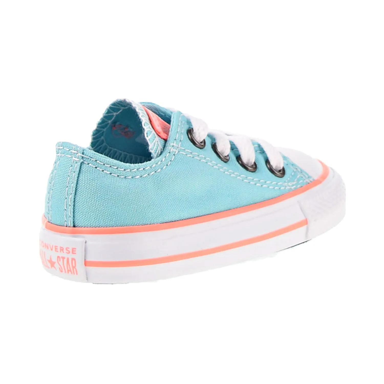Converse All Star Ox Seasonal Athletic Toddler Shoes Bleached Aqua-Crimson Pulse