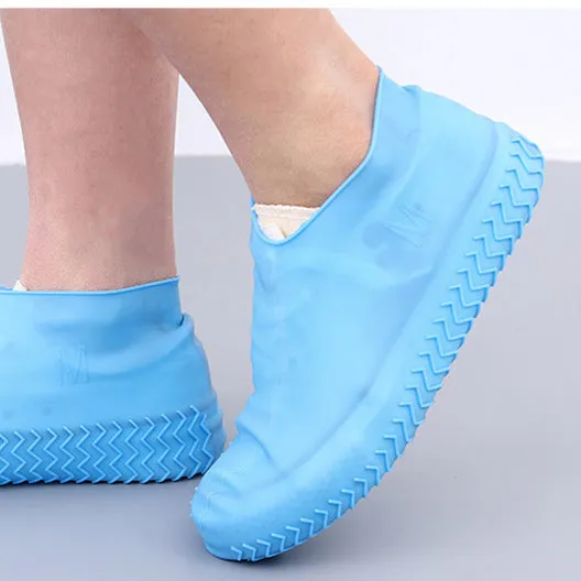 Family Waterproof Shoe Cover,Silicone Shoe Cover Reusable for Men Women Kids