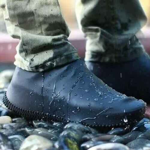 Family Waterproof Shoe Cover,Silicone Shoe Cover Reusable for Men Women Kids