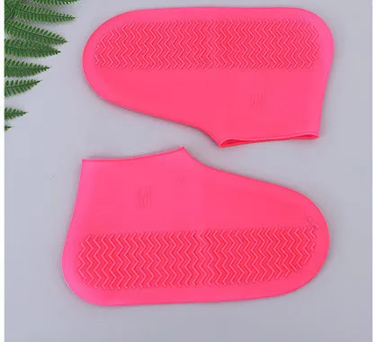 Family Waterproof Shoe Cover,Silicone Shoe Cover Reusable for Men Women Kids
