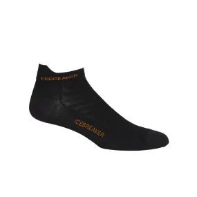 Icebreaker Run  Ultralight Micro Mens Socks - Black