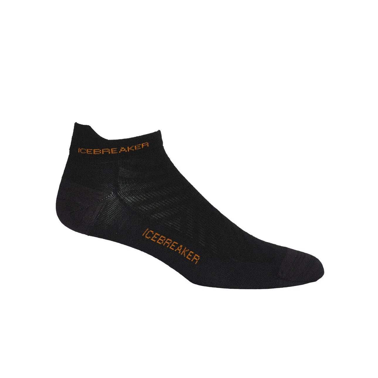 Icebreaker Run  Ultralight Micro Mens Socks - Black