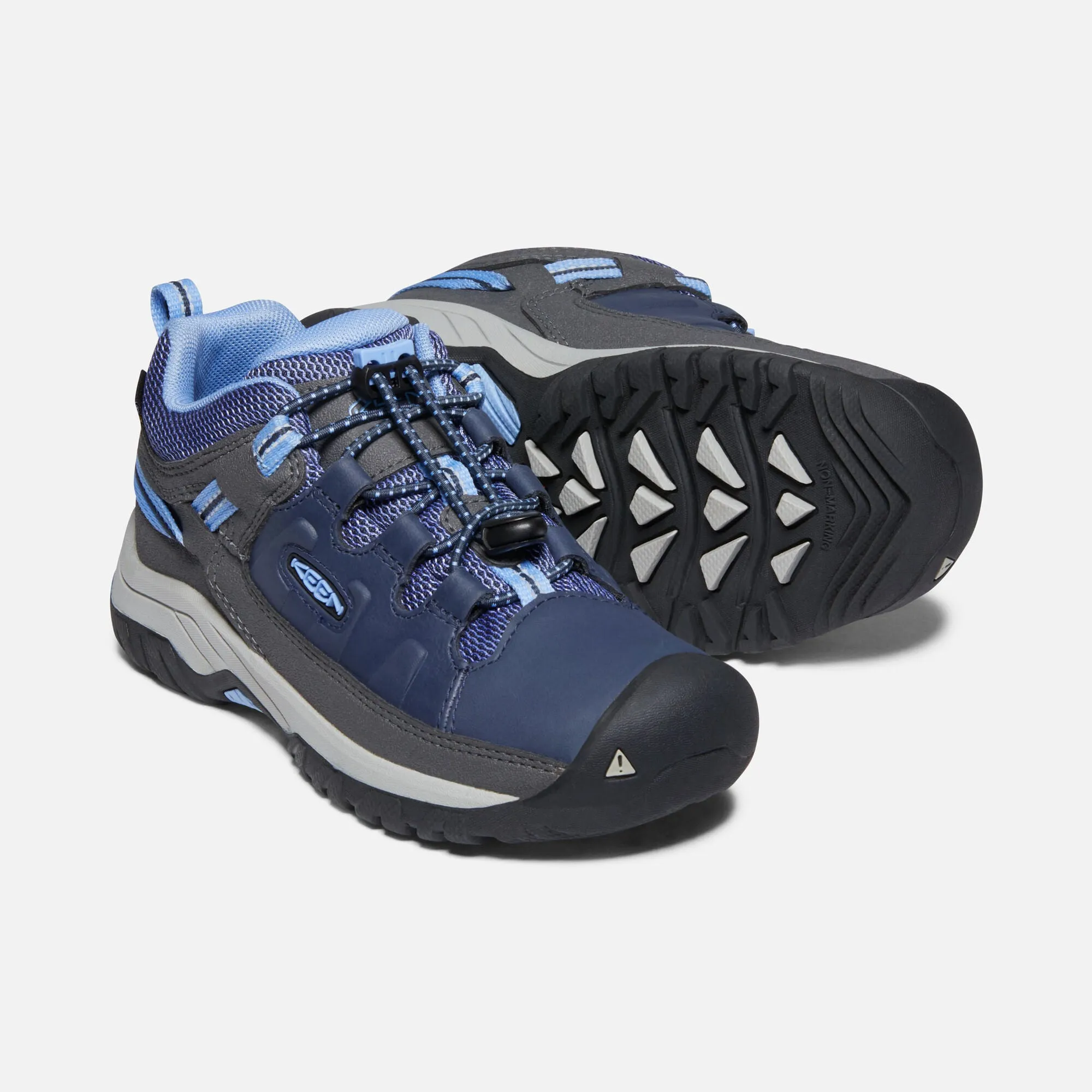 Keen Targhee Lo Waterproof Hiking Shoe - Blue Nights/Della Blue