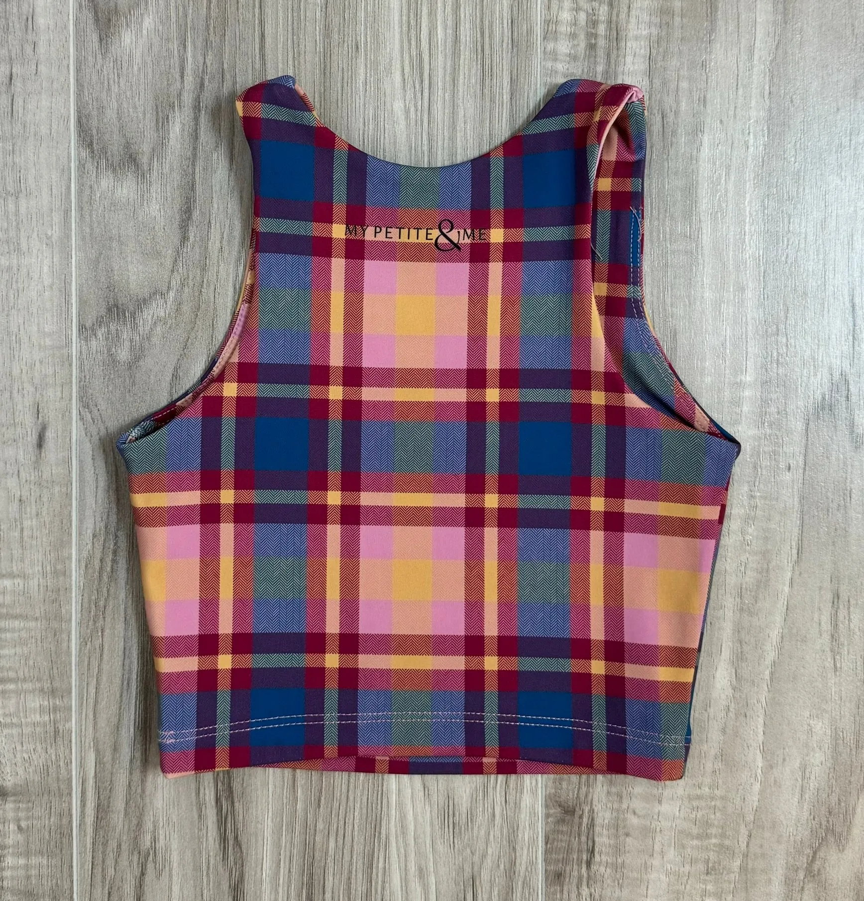 Kid's Two-Piece Matching Tennis Skirt and Tank Set – Fall Plaid Print