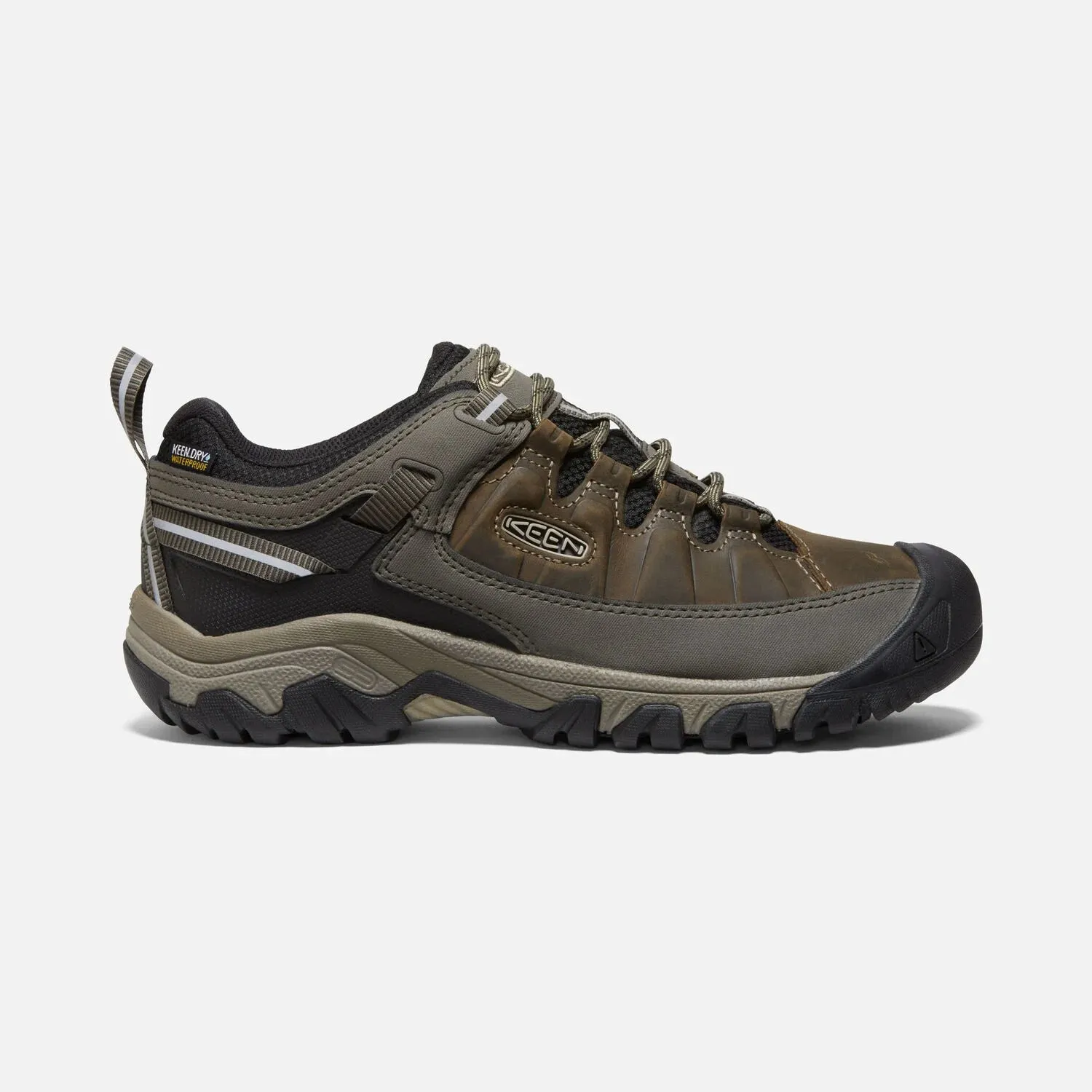 MENS KEEN TARGHEE III WATERPROOF - BUNGEE/BLACK