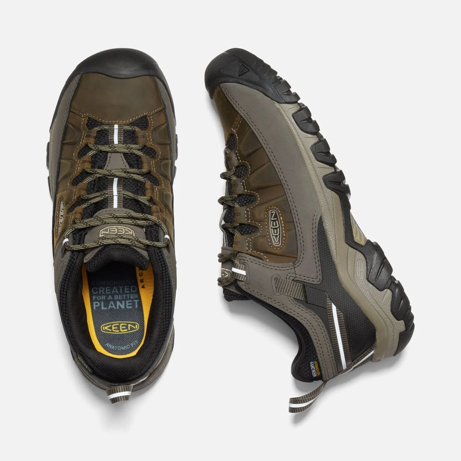 MENS KEEN TARGHEE III WATERPROOF - BUNGEE/BLACK
