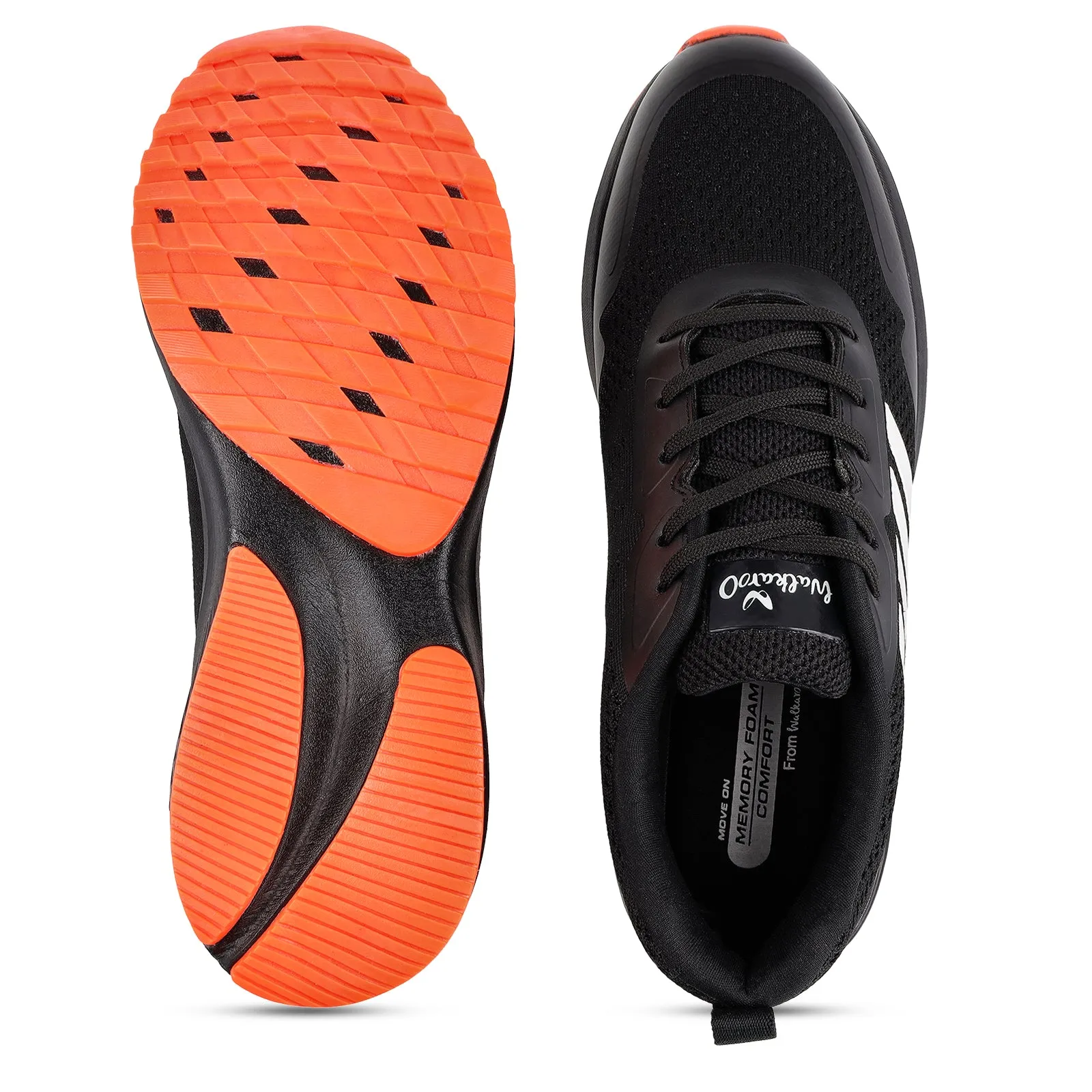 Men's Lace-up Sports Shoe - WS9089 Black
