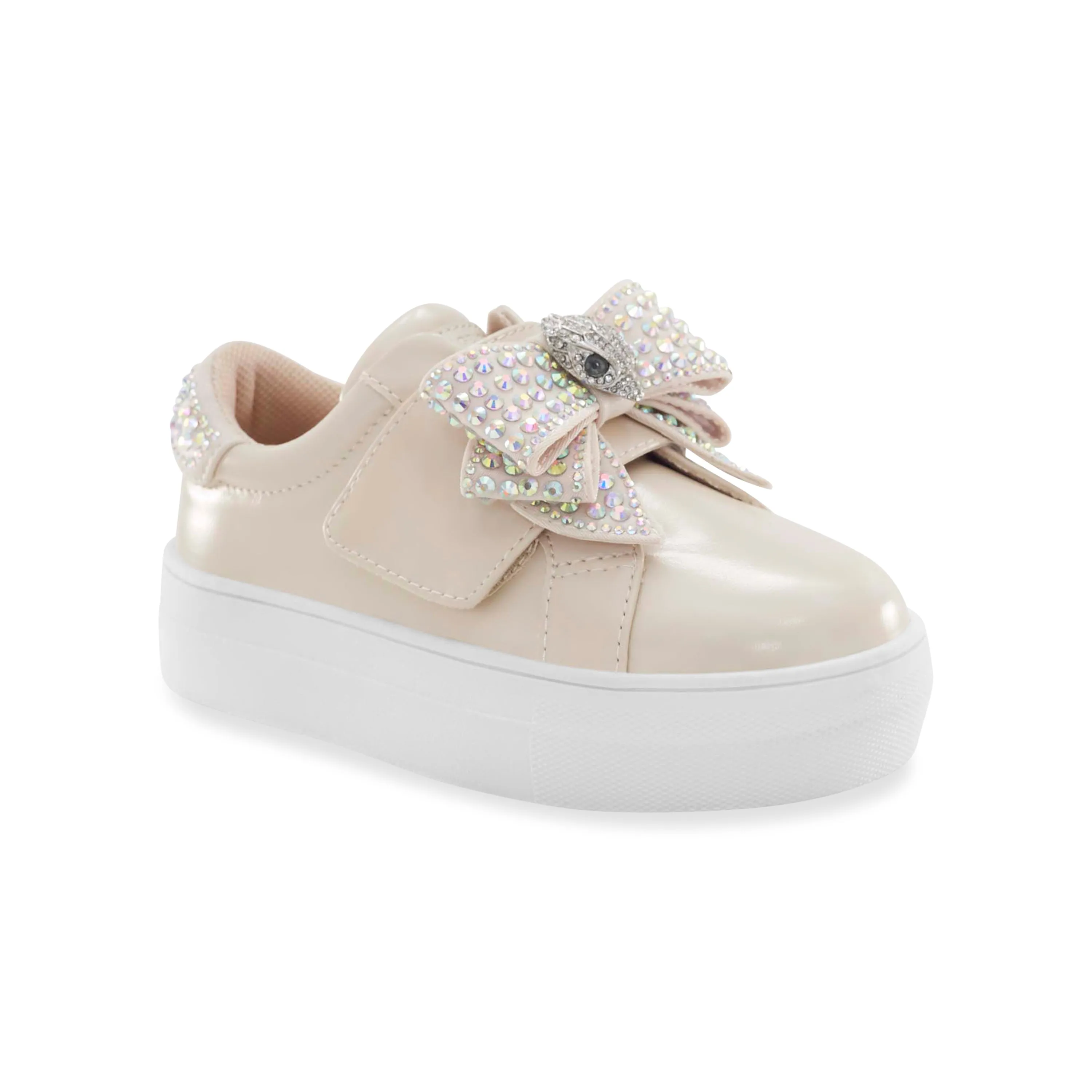 Mini Laney Bow Sneaker - Big Kid Bone