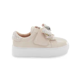 Mini Laney Bow Sneaker - Big Kid Bone