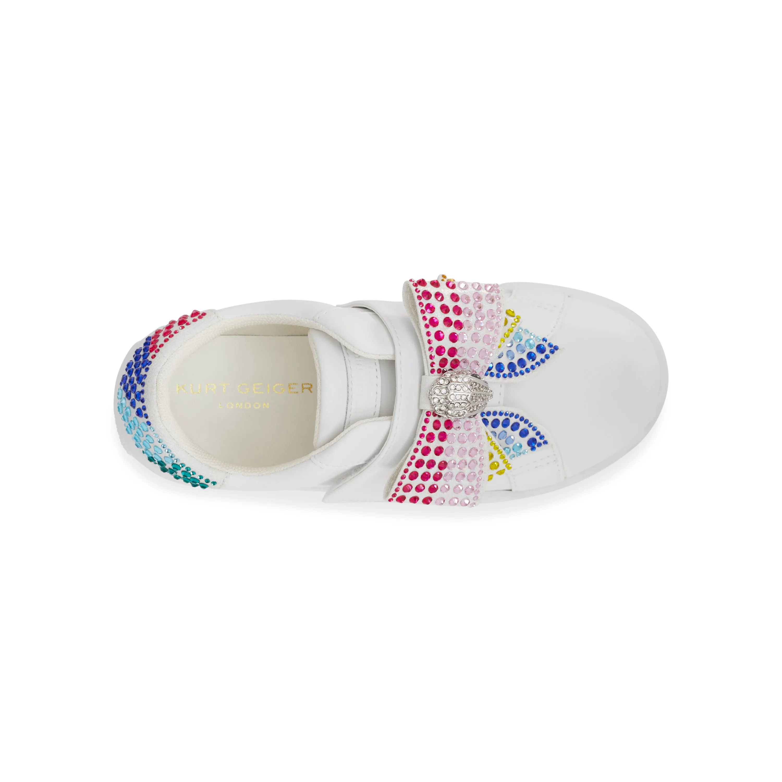 Mini Laney Bow Sneaker - Little Kid White Multi