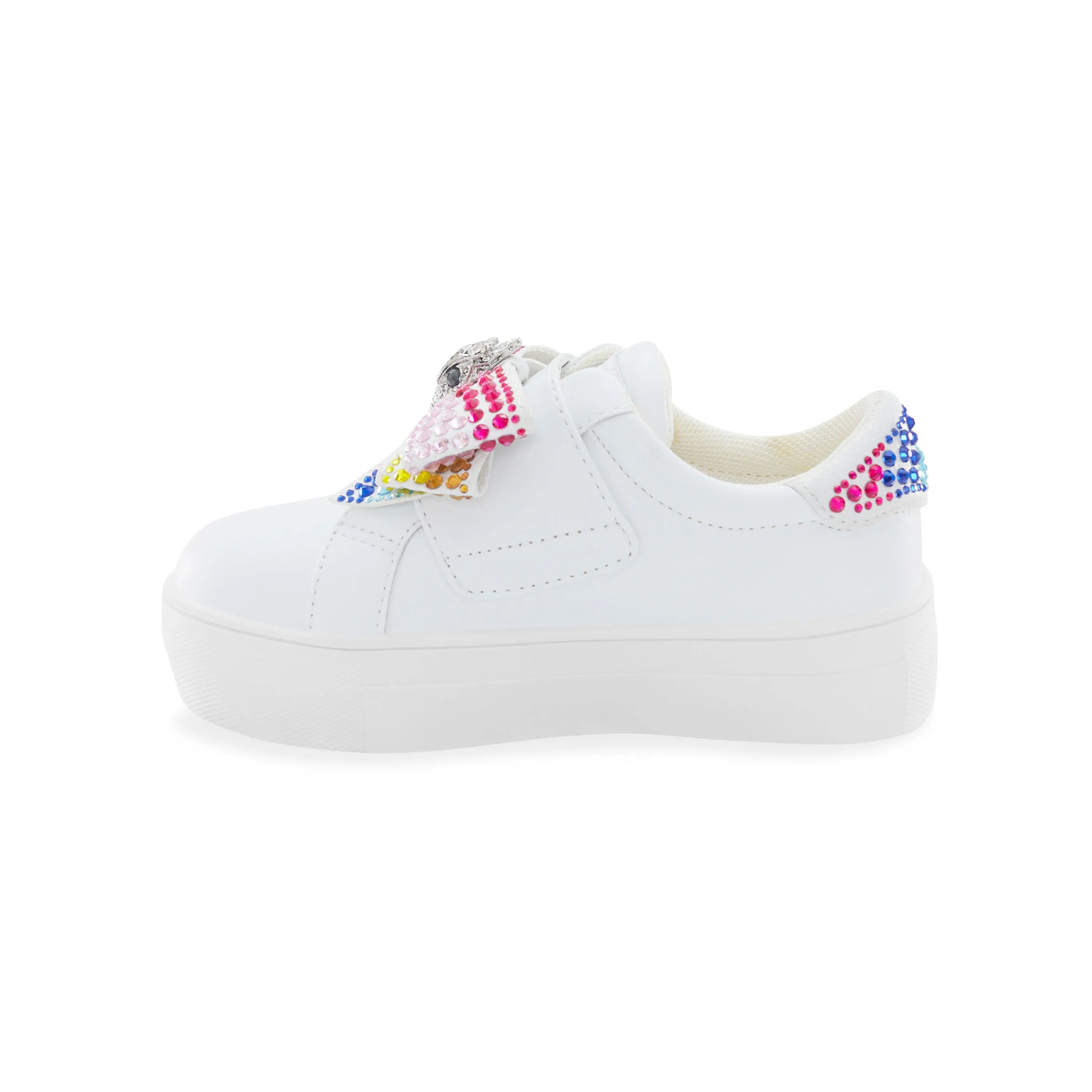 Mini Laney Bow Sneaker - Little Kid White Multi