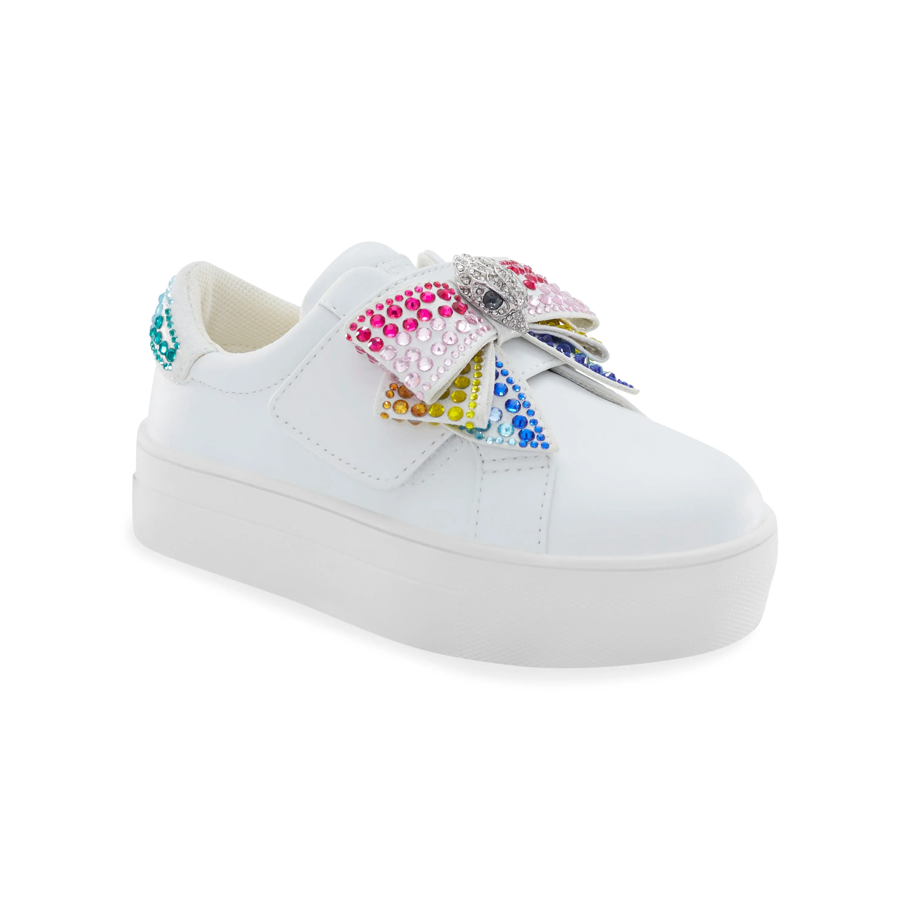 Mini Laney Bow Sneaker - Little Kid White Multi
