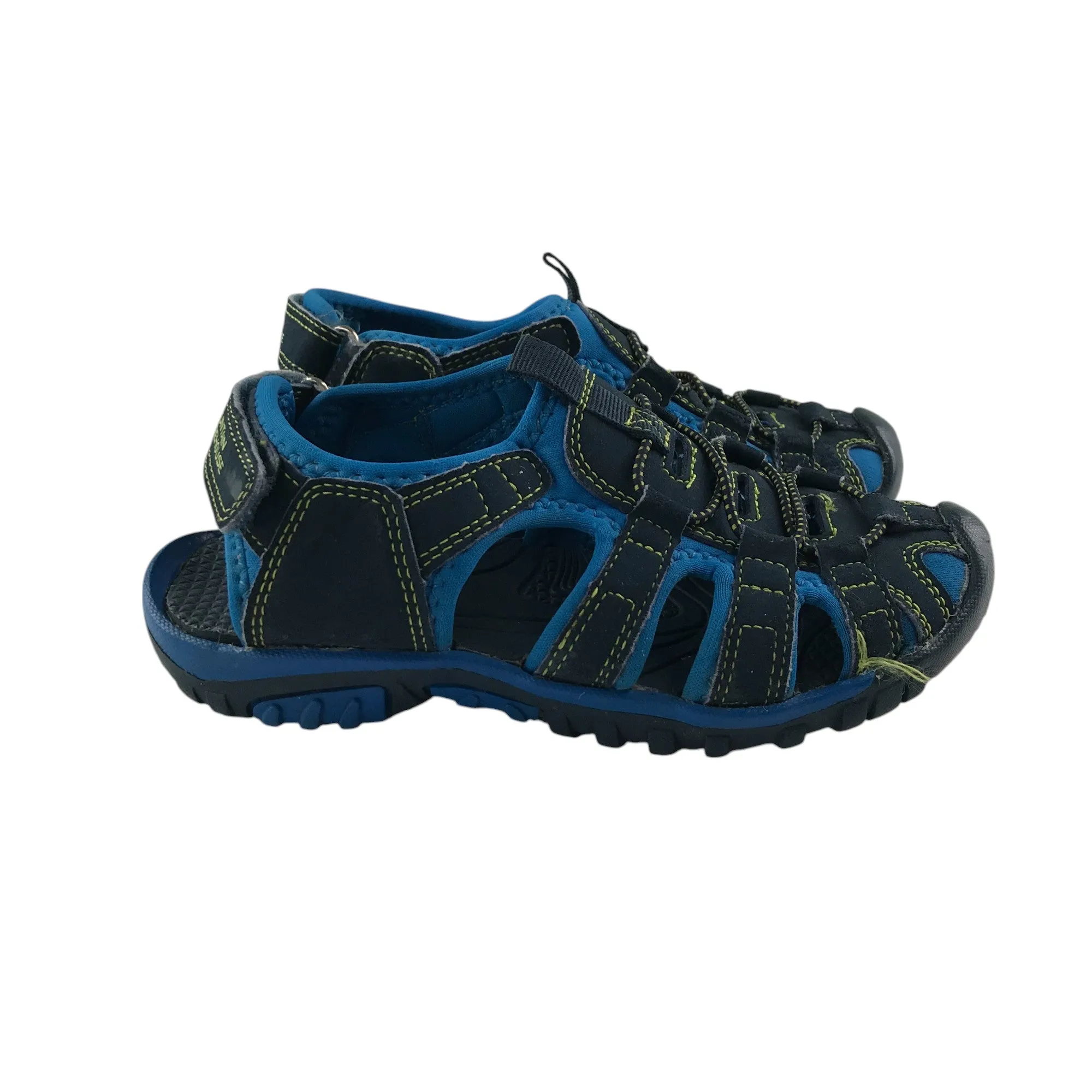 Mountain Warehouse shoe size 13 junior blue and navy walking sandals