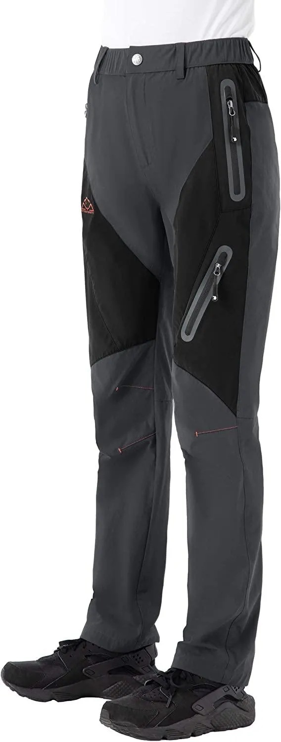 Omens Quick Dry Lightweight Hiking Trousers with Zip Pockets