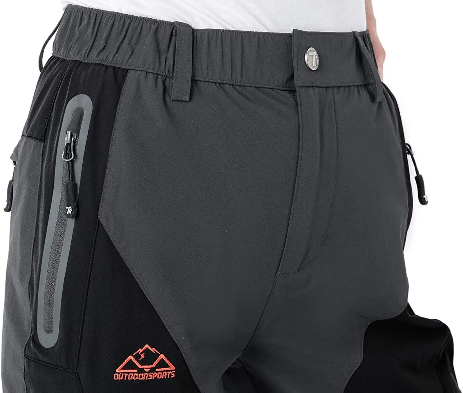 Omens Quick Dry Lightweight Hiking Trousers with Zip Pockets