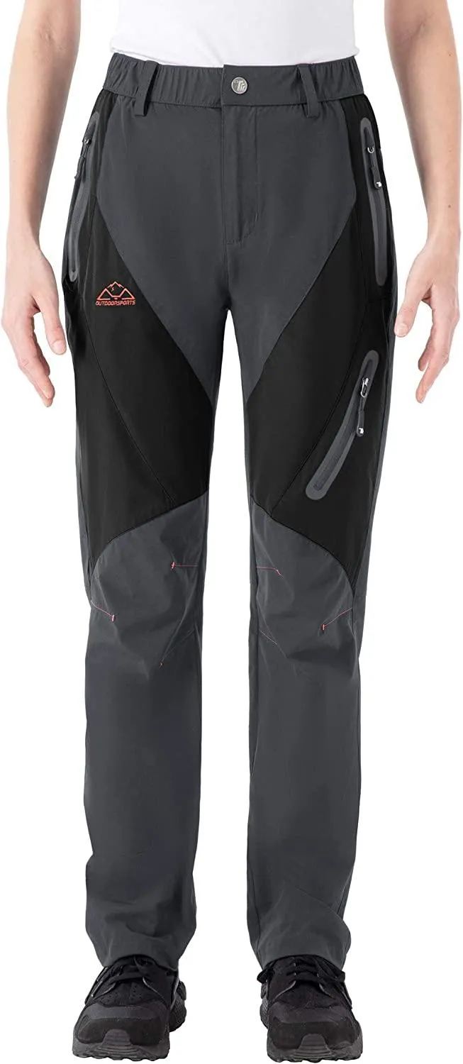 Omens Quick Dry Lightweight Hiking Trousers with Zip Pockets