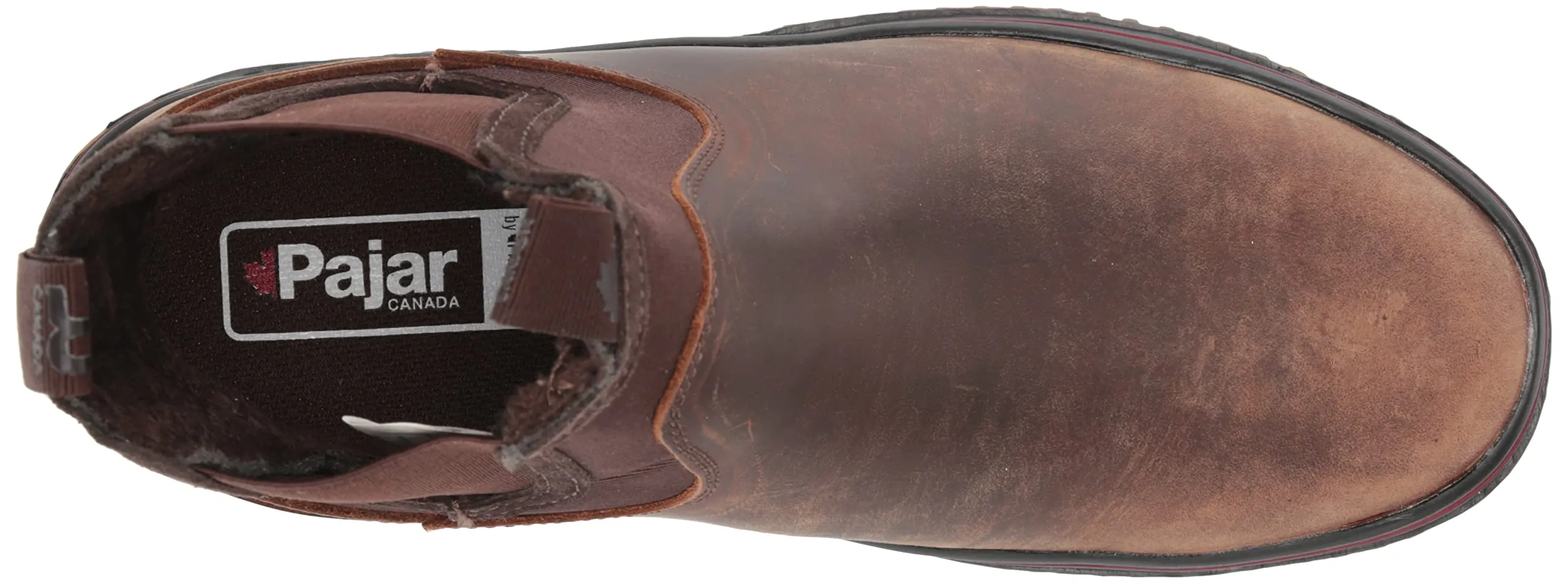 Pajar Men's Gavel Size 9 Black Leather Pull-Up Waterproof Chelsea Boot