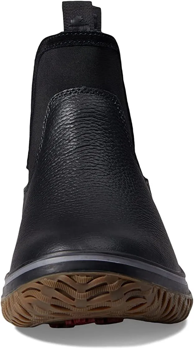 Pajar Men's Gavel Size 9 Black Leather Pull-Up Waterproof Chelsea Boot