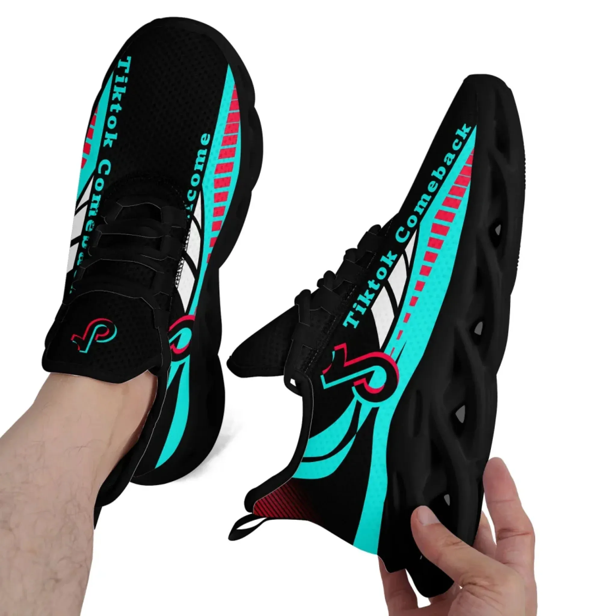 Personalized TikTok Comeback Sneakers, Custom Trendy Casual Shoes for Fans