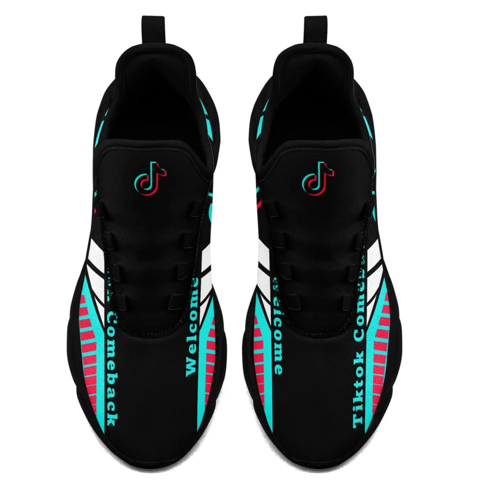 Personalized TikTok Comeback Sneakers, Custom Trendy Casual Shoes for Fans