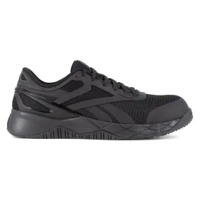 Reebok Womens Nanoflex TR Black Mesh CT EH Athletic Work Shoes