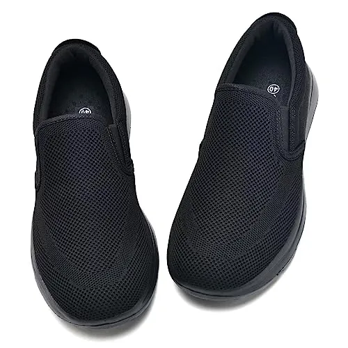 TIOSEBON Men's Slip On Loafers Comfort Fashion Walking Shoes Driving Sneakers 20361 20361 8.5 US All Black