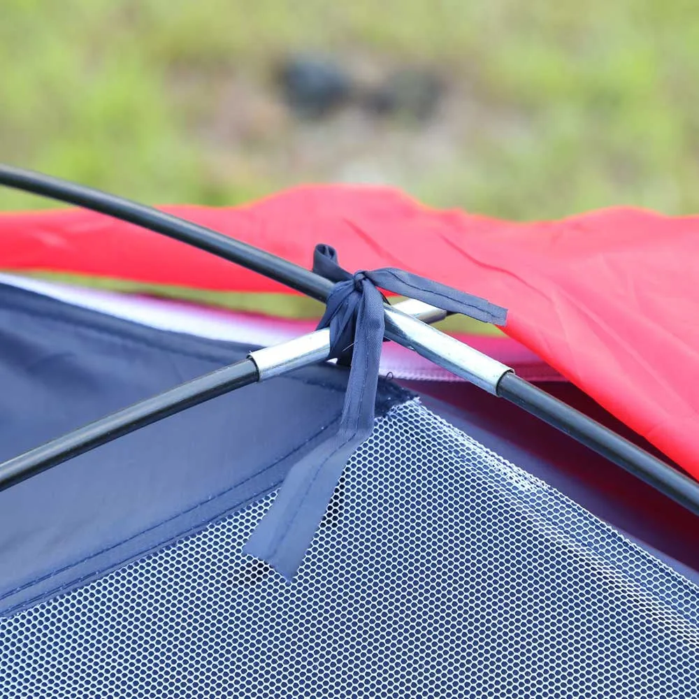 Two Person Outdoor Camping Tent Water Resistance with Carry Bag for Hiking