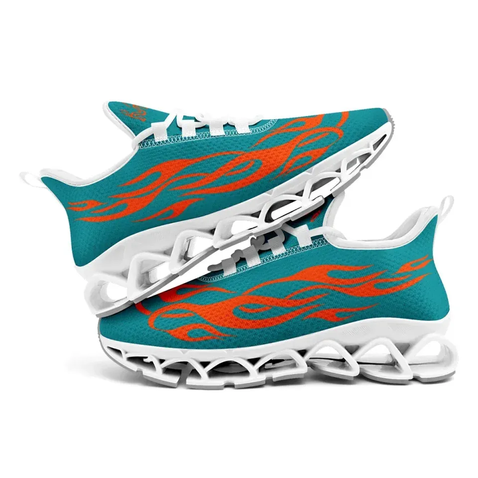 Unique Gift,NFL Los Angeles Rams Knitted Camouflage Sport Team Max Soul Shoes