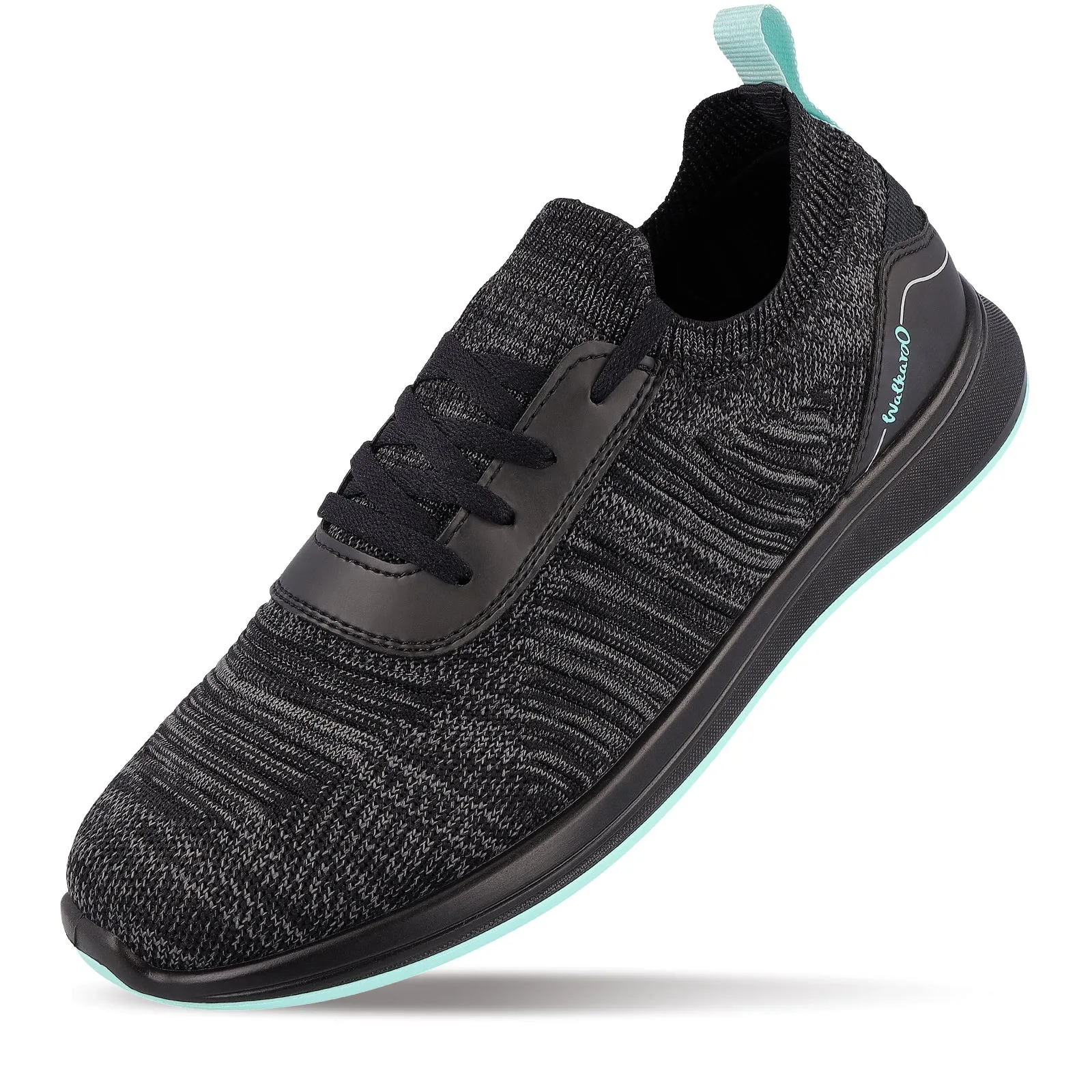 Walkaroo Men Walking and washable Shoes- XS9772 Black Mint