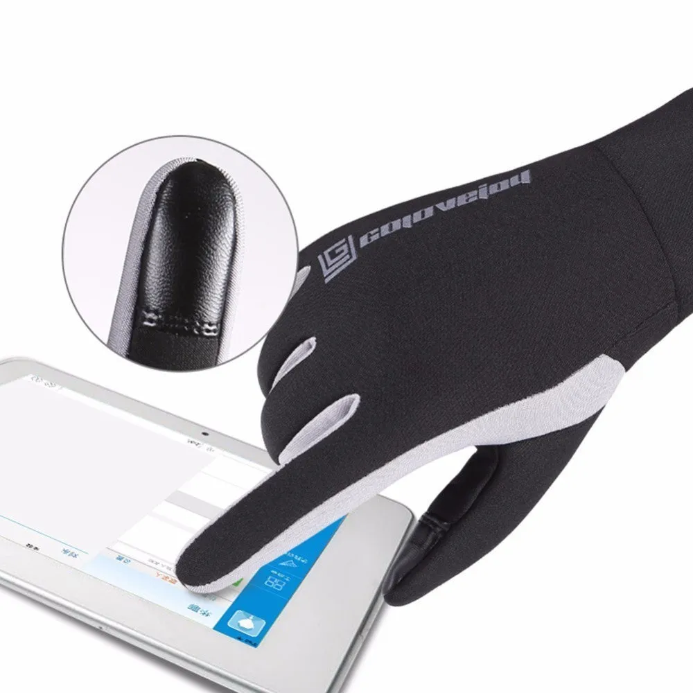 Winter Warm Waterproof Fleece-Lined Touch-Screen Gloves Outdoors