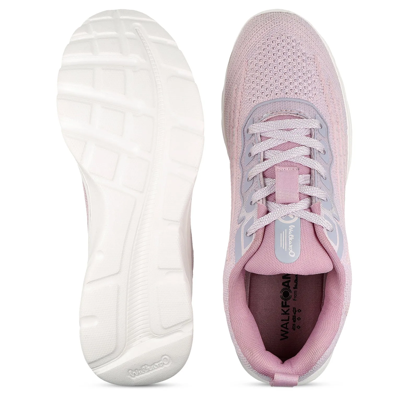 Women's Lace-up Walking Shoes - WS9913 Lavender