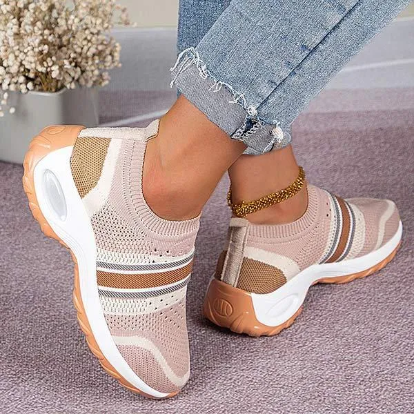 Women's Slip-On Knit Athletic Sneakers 47879718C